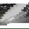 Mexen Kioto nástenný sprchový panel Walk-in 135 x 70 x 40 cm, transparentný, biely - 800-135-070-221-20-00-040