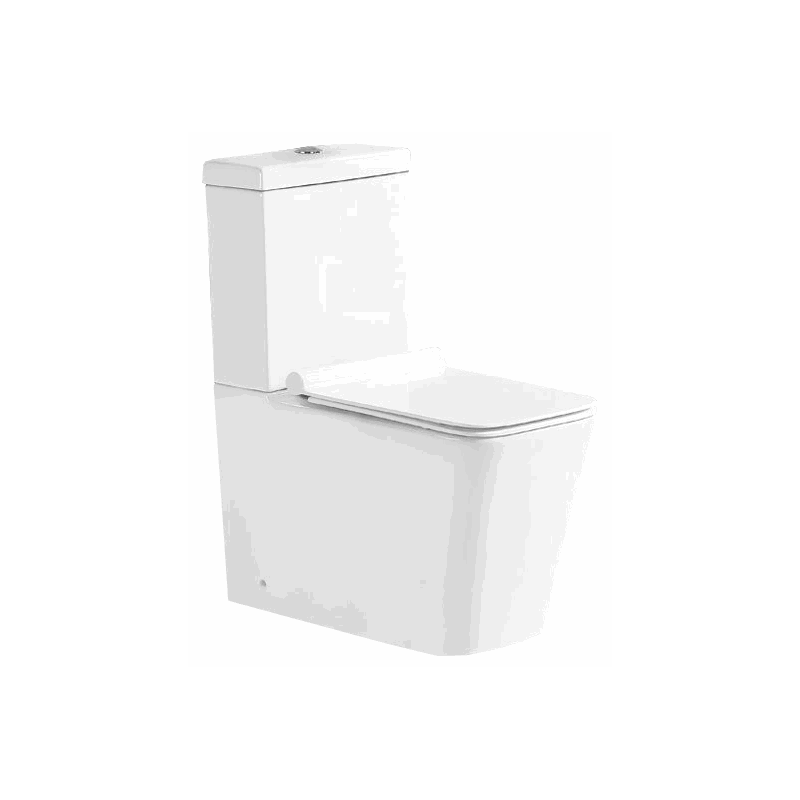 Mexen Cube kompaktné WC s pomaly padácou doskou, biela - 31014000