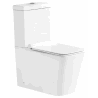 Mexen Cube kompaktné WC s pomaly padajúcim sedadlom, biele - 31014000