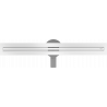 Mexen Flat 360° Slim 360° otočný lineárny odtok 60 cm, biely - 1241060
