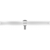 Mexen Flat 360° Slim otočný lineárny odtok 80 cm, biely - 1241080