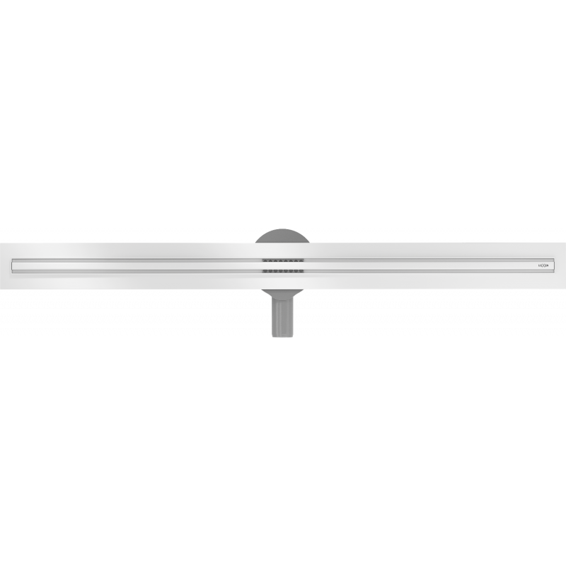 Mexen Flat 360° Slim rotačný líniový odtok 100 cm, biely - 1241100