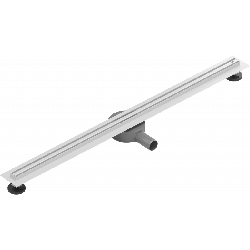 Mexen Flat 360° Slim rotačný líniový odtok 100 cm, biely - 1241100