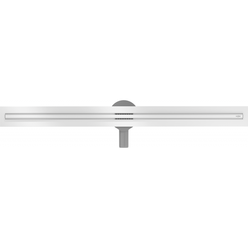 Mexen Flat 360° Slim otočný lineárny odtok 110 cm, biely - 1241110