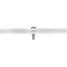 Mexen Flat 360° Slim otočný líniový odtok 110 cm, biely - 1241110