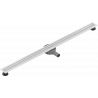 Mexen Flat 360° Slim otočný líniový odtok 110 cm, biely - 1241110
