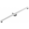 Mexen Flat 360° Slim otočný líniový odtok 110 cm, biely - 1241110
