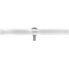 Mexen Flat 360° Slim otočný líniový odtok 120 cm, biely - 1241120