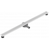 Mexen Flat 360° Slim otočný líniový odtok 120 cm, biely - 1241120