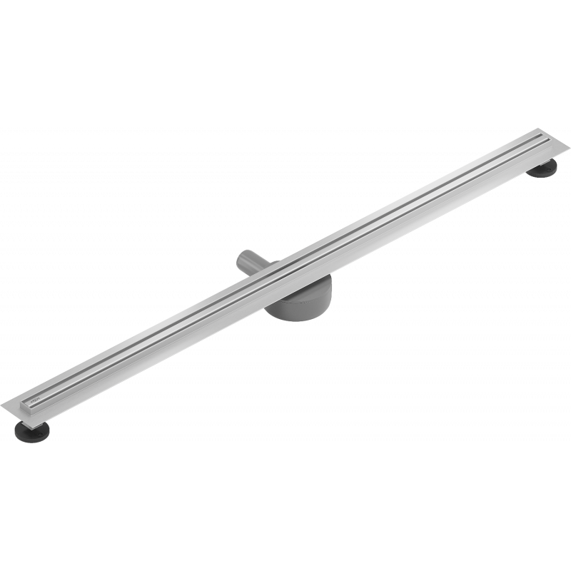 Mexen Flat 360° Slim rotačný lineárny odtok 110 cm, inox - 1041110