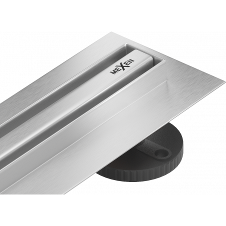 Mexen Flat 360° Slim odtokový žľab otočný 70 cm, chrómová - 1041070