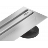 Mexen Flat 360° Slim odtokový žľab otočný 70 cm, chrómová - 1041070