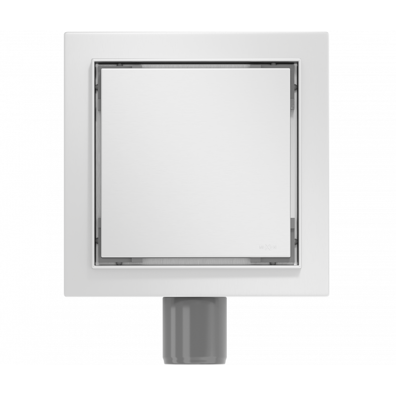 Mexen Flat-Q M13 Podlahový Vpusť Štvorcový 15 x 15 cm, inox - 1010015