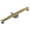 Mexen Flat 360° Slim rotačný líniový odtok 60 cm, zlatý - 1541060