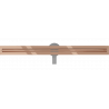 Mexen Flat 360° Slim otočný lineárny odtok 80 cm, ružové zlato - 1641080