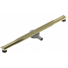 Mexen Flat 360° Slim otočný lineárny odtok 80 cm, zlatý - 1541080