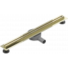Mexen Flat 360° Slim odtokový žľab otočný 70 cm, zlatá - 1541070