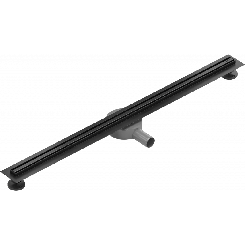 Mexen Flat 360° Slim lineárny nastaviteľný odtok 100 cm, čierny - 1741100