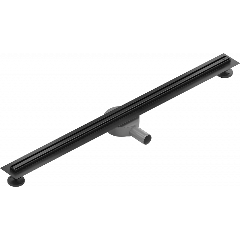 Mexen Flat 360° Slim rotačný lineárny odtok 100 cm, čierny - 1741100