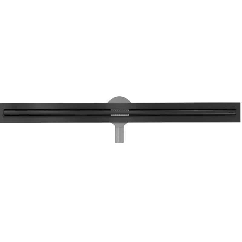 Mexen Flat 360° Slim rotačný lineárny odtok 100 cm, čierny - 1741100