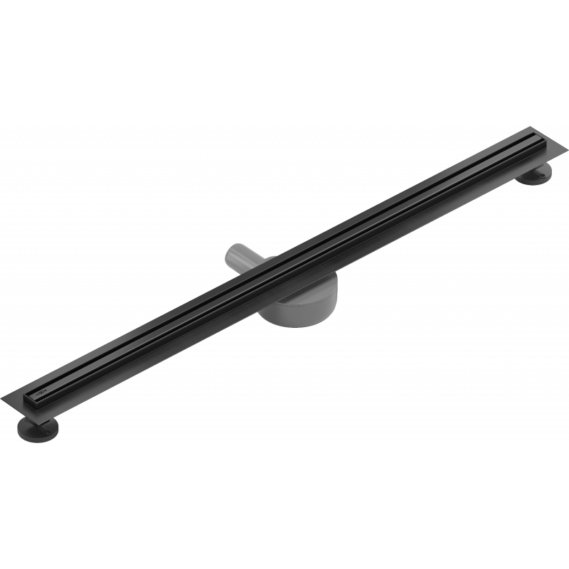 Mexen Flat 360° Slim lineárny nastaviteľný odtok 100 cm, čierny - 1741100