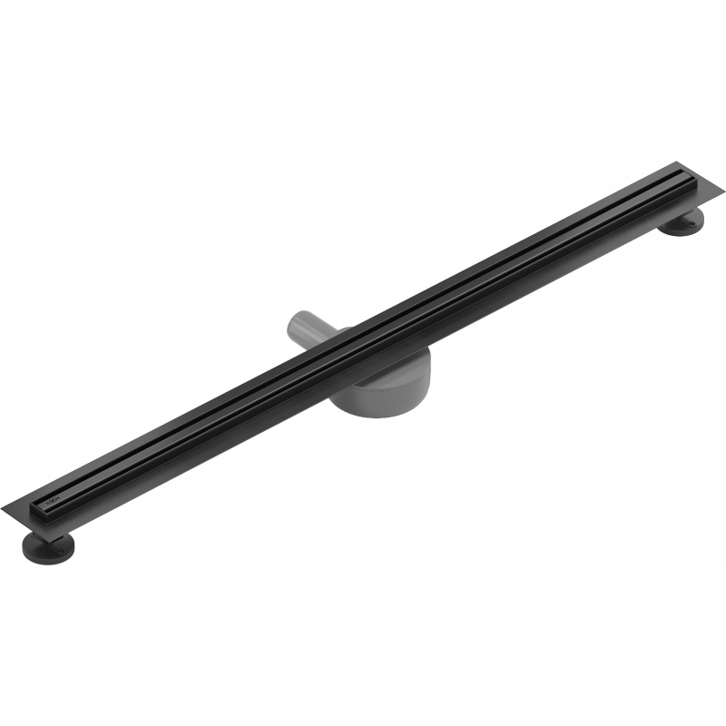 Mexen Flat 360° Slim otočný lineárny odtok 90 cm, čierny - 1741090