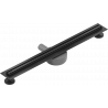 Mexen Flat 360° Slim odtokový žľab otočný 60 cm, čierna - 1741060