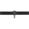 Mexen Flat 360° Slim odtokový žľab otočný 60 cm, čierna - 1741060