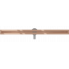 Mexen Flat 360° Slim odtokový žľab otočný 120 cm, zlatoružová - 1641120