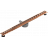 Mexen Flat 360° Slim odtokový žľab otočný 100 cm, zlatoružová - 1641100