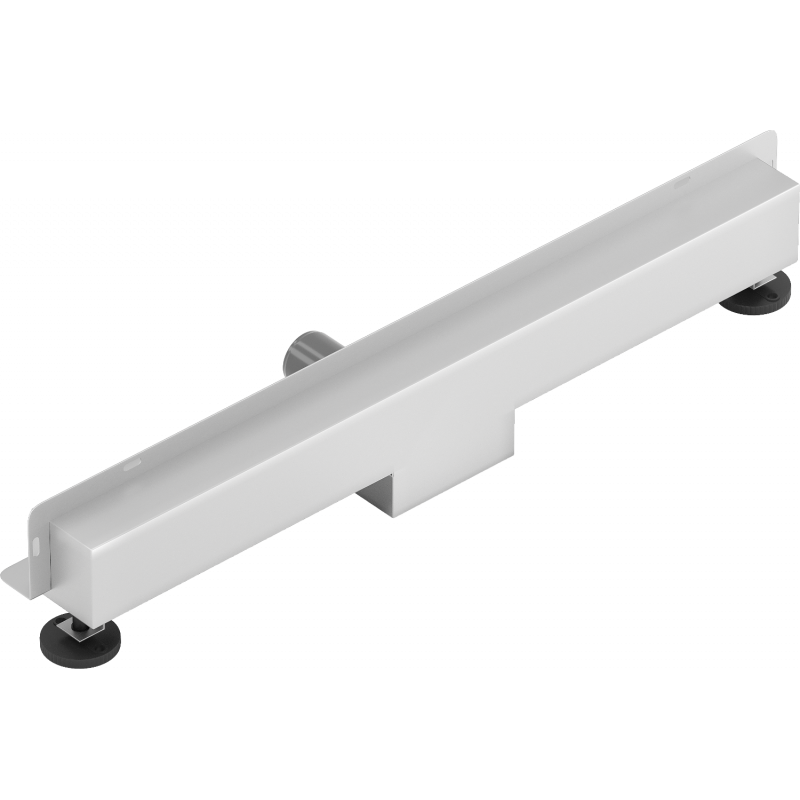 Mexen Flat Wall odtoková línia na stenu 2v1 50 cm, inox - 1030050