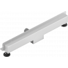 Mexen Flat Wall odtokový žľab nástenný 2 v 1 50 cm, chrómová - 1030050