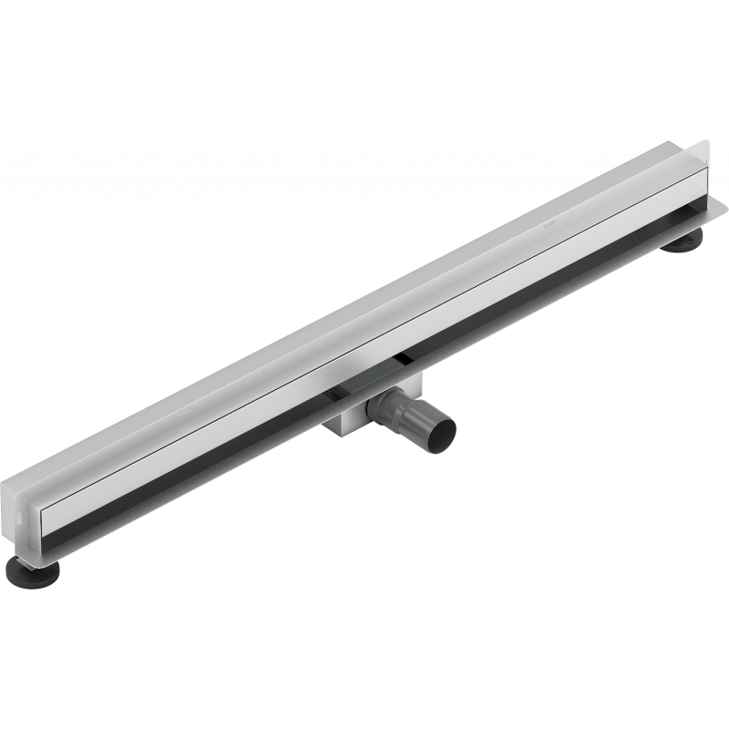 Mexen Flat Wall lineárny stenový odtok 2v1 80 cm, inox - 1030080