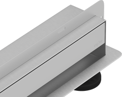 Mexen Flat Wall lineárny odtok na stenu 2v1 80 cm, inox - 1030080