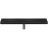 Mexen Flat Wall odtokový žľab nástenný 2 v 1 100 cm, čierna - 1730100