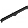 Mexen Flat Wall odtokový žľab nástenný 2 v 1 110 cm, čierna - 1730110