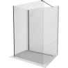 Mexen Kioto sprchová stena Walk-in 140 x 120 cm, transparentná, čierna - 800-140-212-70-00-120