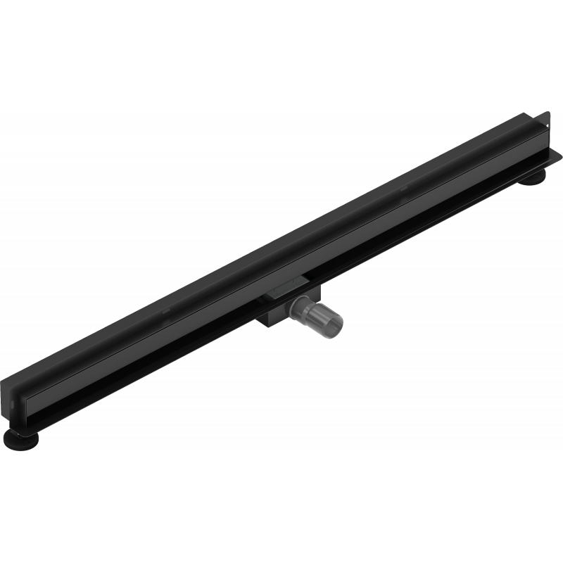 Mexen Flat Wall stenový lineárny odtok 2v1 120 cm, čierny - 1730120