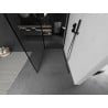 Mexen Kioto sprchová stena Walk-in 90 x 70 cm, čierny vzor, čierna - 800-090-212-70-70-070