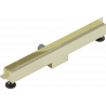 Mexen Flat Wall lineárny sprchový odtok nástenný 2v1 70 cm, zlatý - 1530070