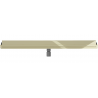 Mexen Flat Wall nástený lineárny odtok 2v1 90 cm, zlatý - 1530090