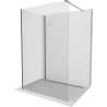 Mexen Kioto sprchová stena Walk-in 95 x 90 cm, transparentná, gun metal - 800-095-212-95-00-090