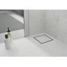 Mexen Flat-Q M13 podlahový vpust štvorcový 12 x 12 cm, inox - 1010012