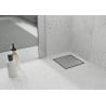 Mexen Flat-Q M13 Podlahový Vpusť Štvorcový 15 x 15 cm, inox - 1010015