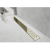 Mexen Flat M12 odtokový žľab 60 cm, zlatá - 1521060-15