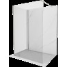 Mexen Kioto sprchová stena Walk-in 135 x 80 cm, priehľadná, kartáčovaný niklový - 800-135-212-97-00-080