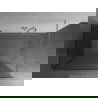 Mexen Kioto sprchová zástena Walk-in 120 x 85 cm, transparentná, brúsený niklovaný - 800-120-212-97-00-085