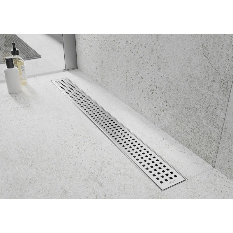 Mexen Flat M08 kryt na lineárny odtok 80 cm, inox - 1025080