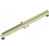 Mexen Flat Wall odtokový žľab nástenný 2 v 1 110 cm, zlatá - 1530110
