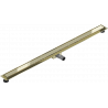 Mexen Flat M13 odtokový žľab 2 v 1 130 cm, zlatá - 1510130